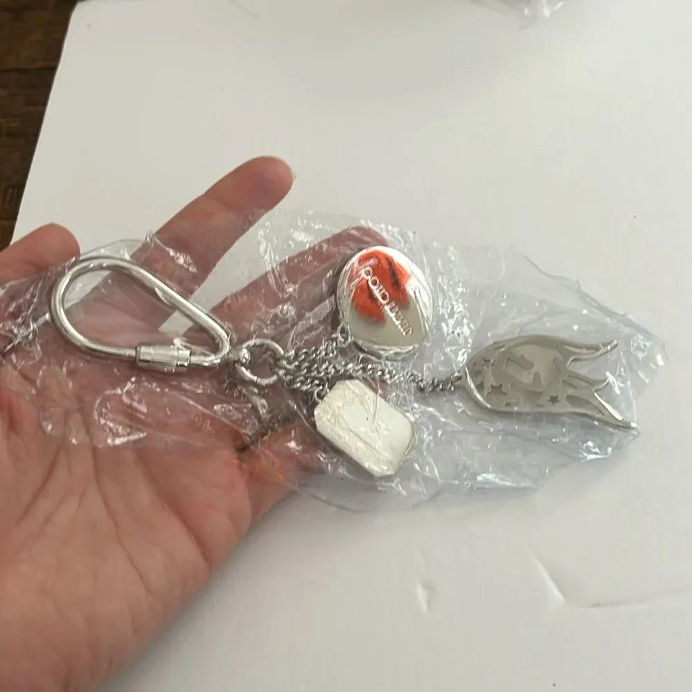 NWOT Jimmy Choo VIRGO Silver Key Chain
